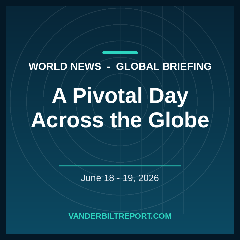 The Strait of Hormuz Reopens, a NATO Shake-Up, and World Cup Heat (June 18–19, 2026)
