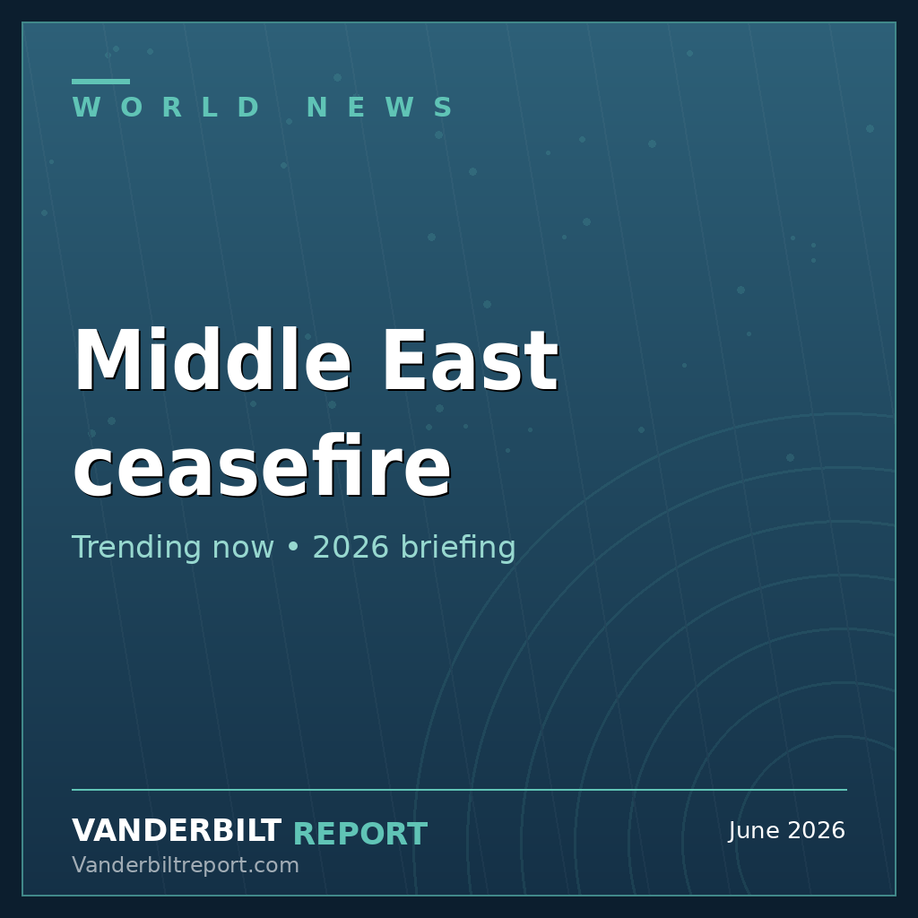 Middle East Ceasefire Talks: A Friendly Guide to the Global Headlines
