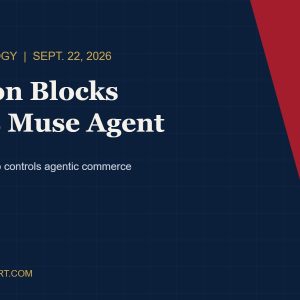 Graphic reading Amazon Blocks Meta’s Muse Agent, the fight over who controls agentic commerce, Vanderbiltreport.com