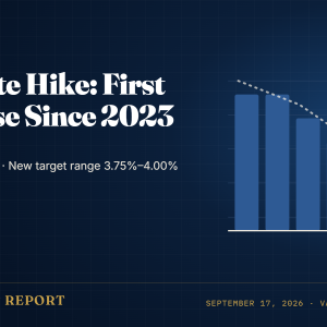 Fed rate hike: first increase since 2023 – Vanderbilt Report featured image