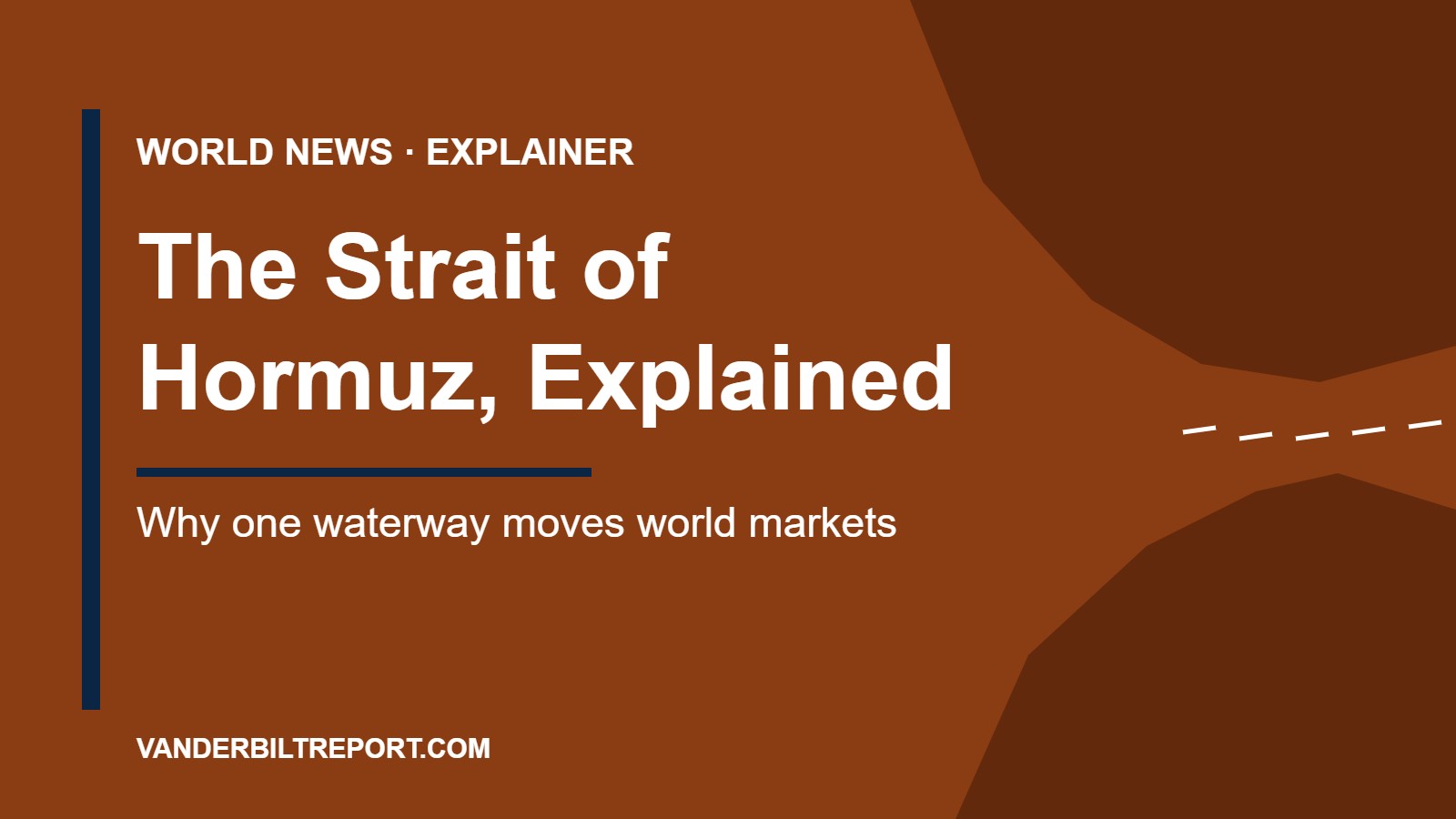What Is the Strait of Hormuz? Why the World’s Most Important Oil Chokepoint Matters