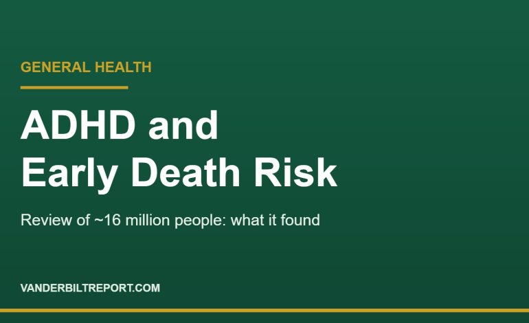 ADHD Mortality Study: Review of 16 Million People Finds 70% Higher Risk of Early Death
