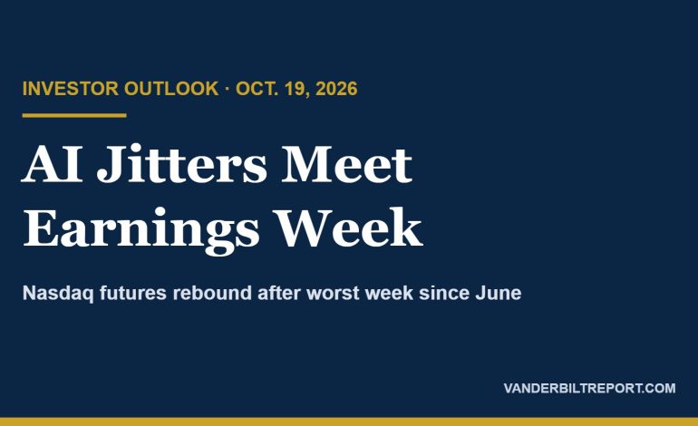 Stock Market Outlook: Nasdaq Futures Rebound After AI Sell-Off as Meta, Tesla Earnings Week Begins