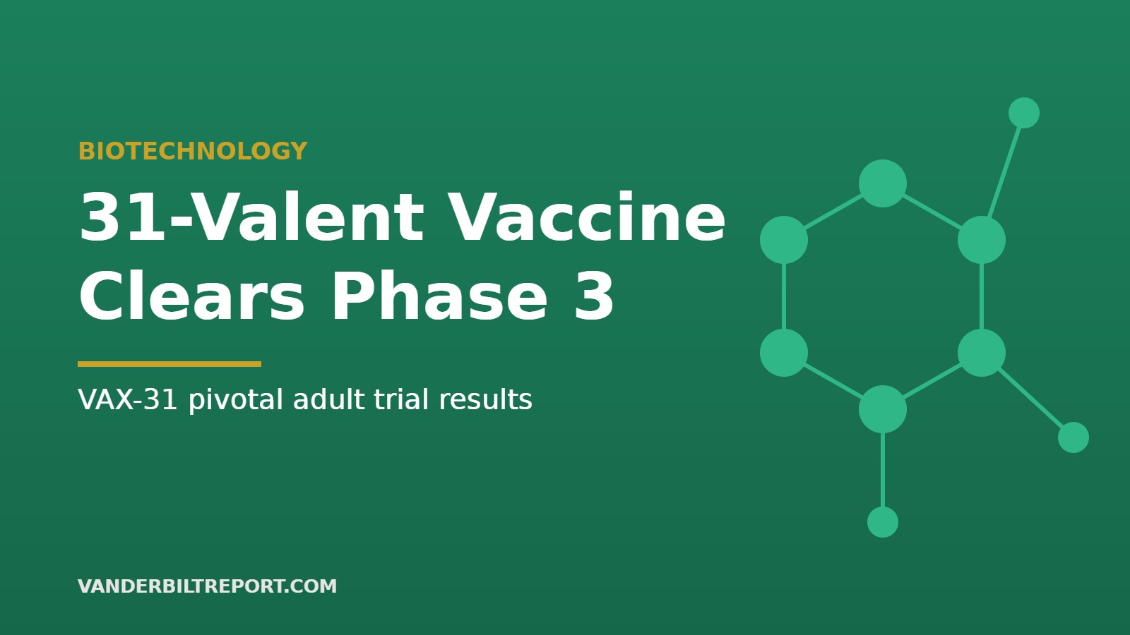 Vaxcyte VAX-31 Phase 3 Results: 31-Valent Pneumococcal Vaccine Meets All Primary Endpoints in OPUS-1
