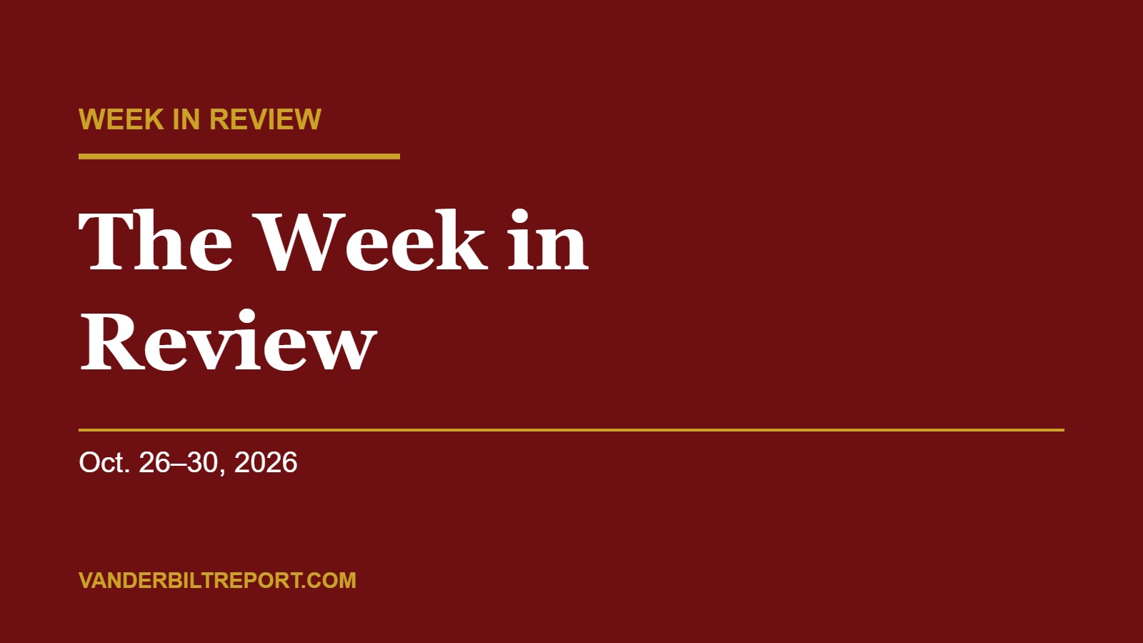 Week in Review (Oct. 26–30, 2026): Fed Holds, Israel Deadlocks, Big Tech Earnings Test AI Spending and the Brewers Win the World Series